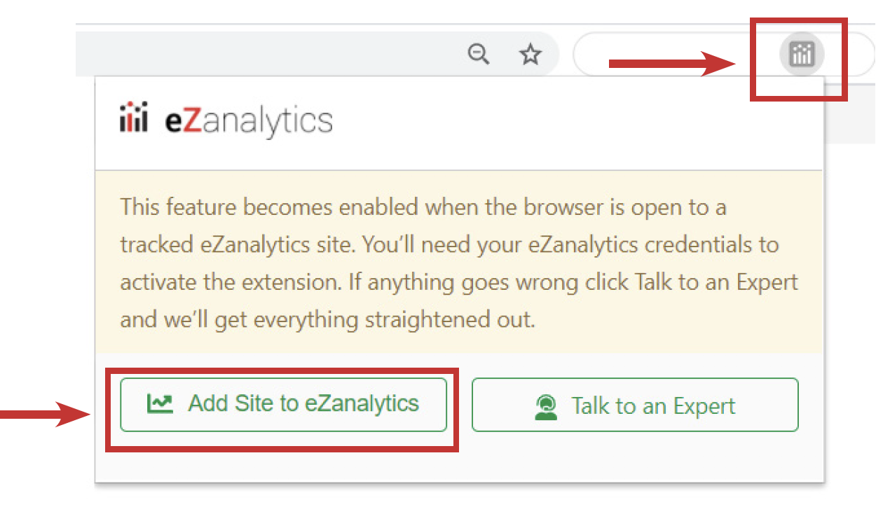 eZanalytics Browser Extension